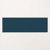 赤パーソナライズされたモノグラムのと黒のグラデーション ヨガマット (裏面(横))