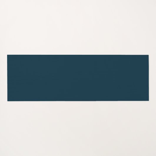 赤パーソナライズされたモノグラムのと黒のグラデーション ヨガマット (裏面(横))