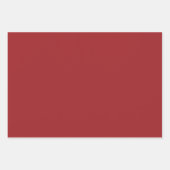 赤パーソナライズされた中国の色の金ゴールド ラッピングペーパーシート (正面2)