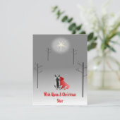 赤パーソナライズされた乗用フードとオオカミ (スタンド正面)