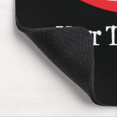 赤パーソナライズされた唐辛子マウスパッド マウスパッド (コーナー)