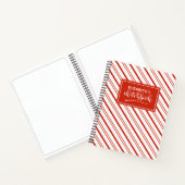 赤パーソナライズされた画家のスケッチ集 ノートブック (内部)