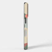 赤パーソナライズされた緑分子iPhoneケース Case-Mate iPhoneケース (裏面 / 右)