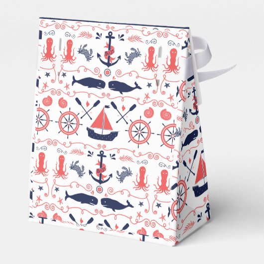 赤パーソナライズされた航海のちゃんシャワー受賞歴 フェイバーボックス (裏面サイド)