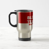 赤パーソナライズされた賛美先生 トラベルマグ (左)