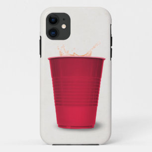赤パーティーカップ iPhone 11 ケース