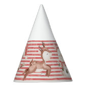 赤パーティー帽子 パーティーハット (右)