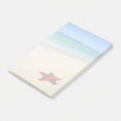 赤ヒトデオンホワイトサンドビーチ ポストイット (アングル)