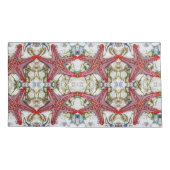 赤ヒトデ中柄 枕カバー (裏面)