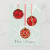 赤ヒトデ熱帯クリスマスポストカード シーズンポストカード (正面)