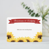 赤ヒマワリ素朴囲い入れ エンクロージャーカード (スタンド正面)