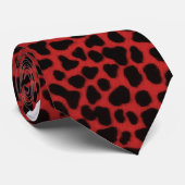 赤ヒョウの皮 ネクタイ (ロール)