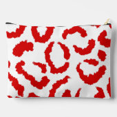 赤ヒョウ柄 アクセサリーポーチ (裏面)