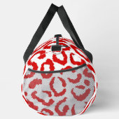 赤ヒョウ柄 ダッフルバッグ (右)