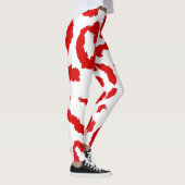 赤ヒョウ柄 レギンス (右)
