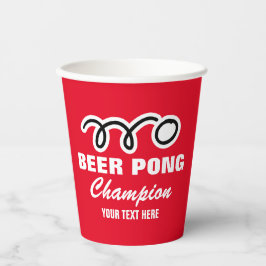 赤ビカスタムールポンパーティーカップ 紙コップ