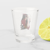 赤ビクトリアンステームパンク黒タコ ショットグラス (裏面)