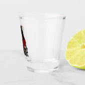 赤ビクトリアンステームパンク黒タコ ショットグラス (右)