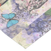 赤ビクトリアンファッションのカラフル女性 ショートテーブルランナー (コーナー)