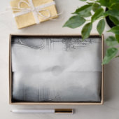 赤ビクトリアン頭美しい切り離 薄葉紙 (ギフト)