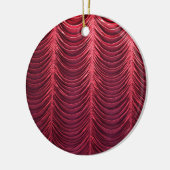 赤ビロードのカーテン セラミックオーナメント (左)