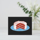 赤ビロードのケーキ ポストカード (スタンド正面)