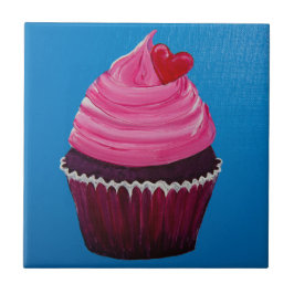 赤ビロードのツイスト タイル