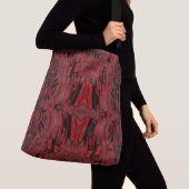 赤ビロード蝶 クロスボディバッグ (クローズアップ)