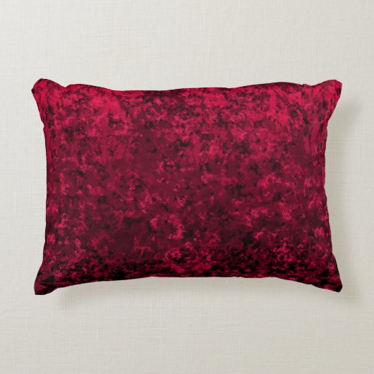 赤ビロード アクセントクッション (正面)