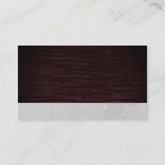 赤ビロード 名刺 (裏面)