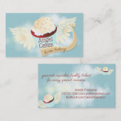 赤ビ飛んでいるロードケーキエンジェルベーカリーベーキング 名刺 (正面/裏面)