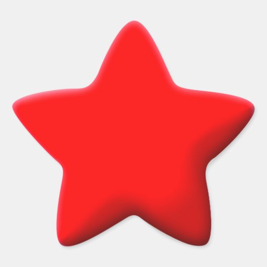 赤ピロースタイルシール 星シール (正面)