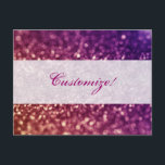 赤ピンクとパープルのスパークルダイヴァ グリッター デザイン ポストカード<br><div class="desc">このユニークな赤ピンクとパープルのスパークルダイヴァ グリッター デザインは、どんなコレクションにも素敵なアクセントになります！ ザズルなら、新しいデザインをカスタマイズしてパーソナライズすることが、簡単で楽しく、簡単にできます！ スタンプ、ステッカー、ラベルから、カード、招待状、マグカップ、コースターなど、他にもたくさんのおしゃれなアイテムに、もっと素敵なダイヴァ スパークル グリッター デザインが見つかります！特別でユニークなギフトのアイデアにもぴったりです！</div>