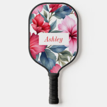 赤ピンクの花の水彩エレガント