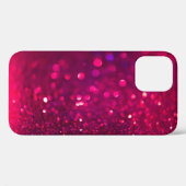 赤ピンクグリッター:抽象芸術《写真》ぼけ味 Case-Mate iPhoneケース (裏面 (横))