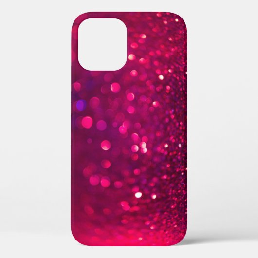 赤ピンクグリッター:抽象芸術《写真》ぼけ味 Case-Mate iPhoneケース (裏面)