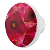 赤ピンクポピー セラミックノブ (右)