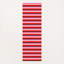 赤ピンク色のストライプデザイン