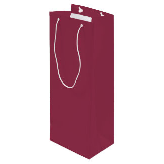 赤ピンク色2022無地のの色のトレンドの色合いを収集 ワインギフトバッグ