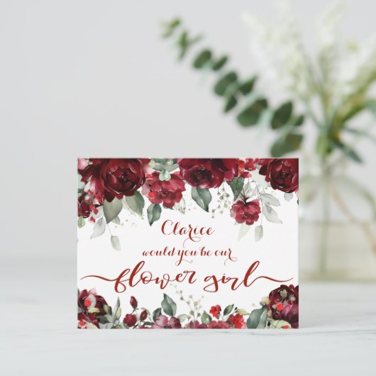 赤ピーニー結婚エピファニーの花頼女 招待状 (スタンド正面)