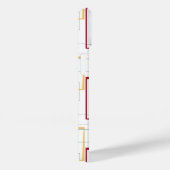 赤ファンキー青グリーンイエロースクウェアレトロ1960s Case-Mate iPhoneケース (裏面 / 右)