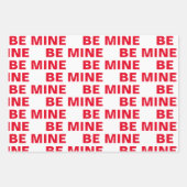 赤ファンシーとピンクベビーバレンタイン ラッピングペーパーシート (正面2)