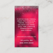 赤ファンシー煙草名刺 名刺 (裏面)