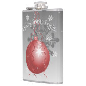 赤ファンシー聖降誕祭フラスコ フラスク (左)