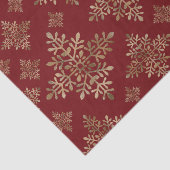 赤フェイクの黄金の箔の雪片(箔実在でない) 薄葉紙 (詳細)