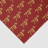 赤フェイク金ゴールド70番目(70番目)イベント 薄葉紙 (詳細)