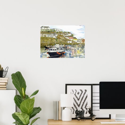 『赤フェンダー』ポスター ポスター (ホームオフィス)