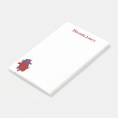 赤フォントハート病認識度 ポストイット (アングル)