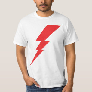 赤フラッシュ稲妻ボルト Tシャツ
