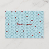 赤フラッター鳥 名刺 (裏面)